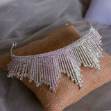 Crystal Rhinestones Tiara Crown Wedding Bridal Hair Accessory