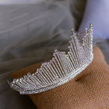 Crystal Rhinestones Tiara Crown Wedding Bridal Hair Accessory