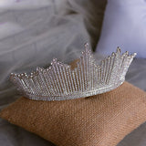 Crystal Rhinestones Tiara Crown Wedding Bridal Hair Accessory