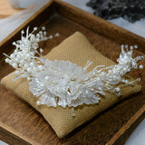 Clear Crystal Liquid Flower Headband Hair Accessory