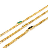 Stainless Steel Square Plate Bracelet for Women Jewelry