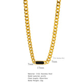 Stainless Steel Square Plate Bracelet for Women Jewelry