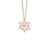 Sterling Silver Beating Heart Necklace Zircon Love Heart Necklaces