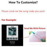 Personalized Music Code Bracelet, Hand-Made Rope Bracelet