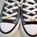 Old English Font Personalized Buckie Sneaker Shoe-buckle