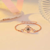 Custom Photo Projection Bracelet for Couples
