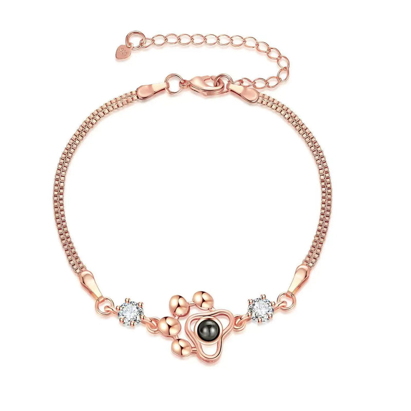 Custom Photo Projection Bracelet for Couples