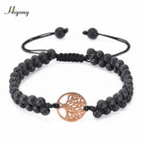 Tree Of Life Charm Bracelet Natural Stone Beads Yoga Friendship Bangle