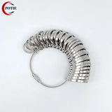 HK Size 1-33 Metal Finger Ring Sizer Measure Gauge Jewelry Measuring Tool