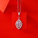 Moissanite Men's Necklace 925 Sterling Silver Woman Pendant