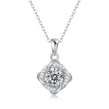 Moissanite Men's Necklace 925 Sterling Silver Woman Pendant