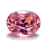Pink CZ Oval Gemstone 7 Colors AAAAA Loose Stones Jewelry Making