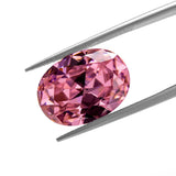 Pink CZ Oval Gemstone 7 Colors AAAAA Loose Stones Jewelry Making