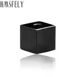 2mm Hole 316L Stainless Steel Cube Beads for DIY Bracelet Making