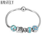 316L Stainless Steel Crystal Flower Beads for DIY Jewelry Making 4pcs