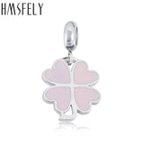 316L Stainless Steel Four Leaf Clover Pendant for DIY Jewelry Making