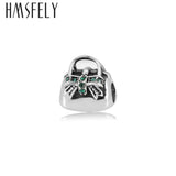 316L Stainless Steel Lady Bag Big Hole Beads DIY Bracelet Necklace