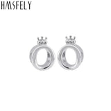 316L Stainless Steel Hollow Crown Beads for Jewelry Making
