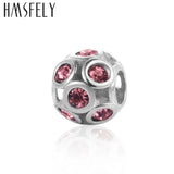 316L Stainless Steel Pink Crystal Beads for Jewelry Making