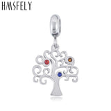 316L Stainless Steel Tree of Life Pendant for DIY Bracelet Necklace