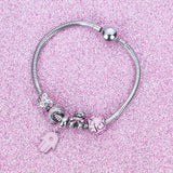 316L Stainless Steel Whale Tail Charm Pendant for DIY Charms Bracelets Necklace
