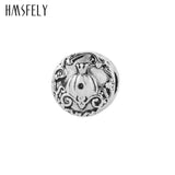 316L Stainless Steel Crown Pattern Bead European Charm Beads