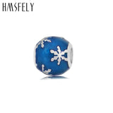 Snowflake Enamel Beads for DIY Bracelet Necklace Jewelry Making