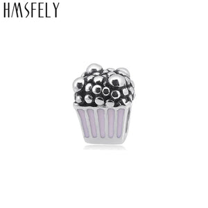 European Big Hole Popcorn Titanium Steel Beads For DIY Bracelet