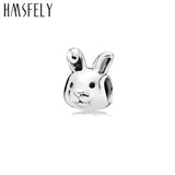 European Big Hole Rabbit Beads for DIY Charm Bracelet
