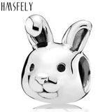 European Big Hole Rabbit Beads for DIY Charm Bracelet