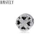 Big Hole Stainless Steel Four Leaf Clover Beads Spacer for DIY Jewelry