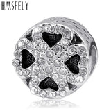 Big Hole Stainless Steel Four Leaf Clover Beads Spacer for DIY Jewelry