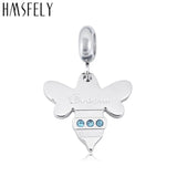 Crystal Bee Pendant DIY Bracelet Necklace Jewelry Making
