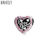 Pink Heart Beads Necklace for Women