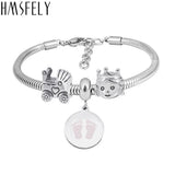 316L Stainless Steel European Baby Carriage Beads for Bracelet