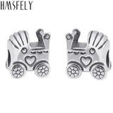 316L Stainless Steel European Baby Carriage Beads for Bracelet