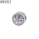 Pink Crystal Petal Beads for DIY Jewelry Making Charms Bracelets
