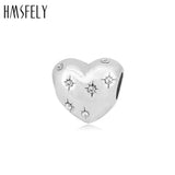 316L Stainless Steel European Crystal Heart Bead for Bracelet