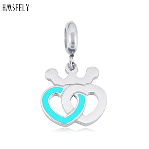 Stainless Steel Heart Pendant DIY Jewelry Making Accessories