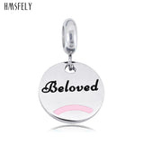 Stainless Steel Round Pendant for DIY Bracelet Necklace
