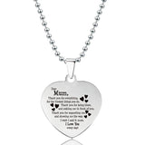 HN1 Pendant Necklace for Women Stainless Steel Microphone Accordion Neck Chain