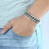 Stainless Steel Bracelet Hand Chain for Men Punk Jewelry