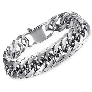 Stainless Steel Bracelet Hand Chain for Men Punk Jewelry