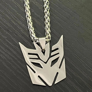 Autobots Sign Stainless Steel Pendant Chain Necklace For Men Boy