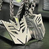 Autobots Sign Stainless Steel Pendant Chain Necklace For Men Boy