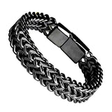 Hidden Locks Stainless Steel Bracelet Hand Chain 19/21/23CM