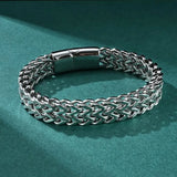 Hidden Locks Stainless Steel Bracelet Hand Chain 19/21/23CM