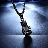 Hip Hop Boxing Glove Pendant Necklace For Men Male Street Rock Style