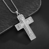 Cross Pendant Chain Necklace For Men Jewelry Hip Hop Accessories
