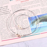 European Pearl Chokers Necklace Bangle Set for Women